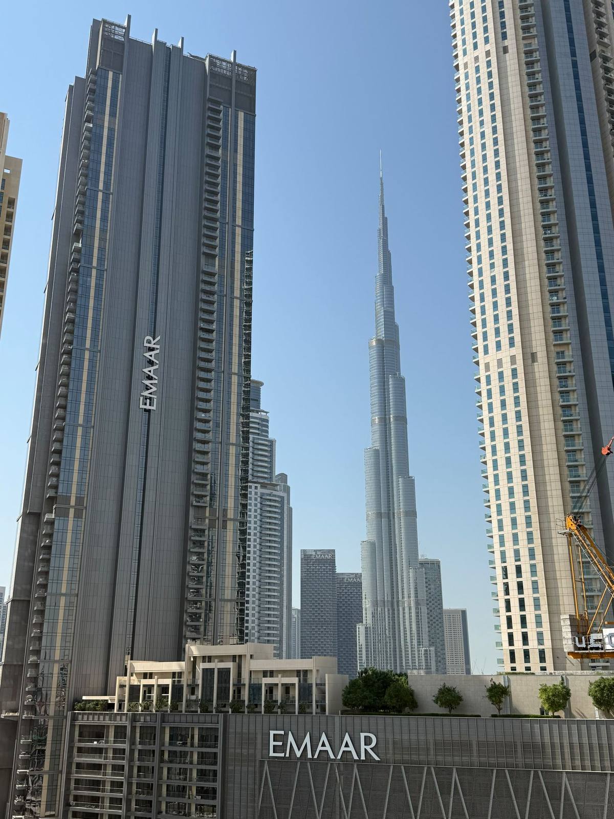 Burj Khalifa view from the residence